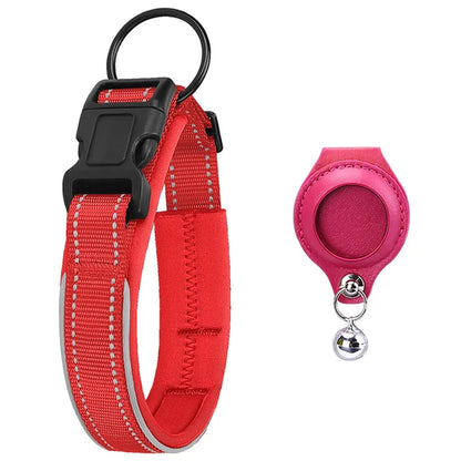 New Removable Locating Pet Collar Airtag Collar Anti-Lost Dog Tracker Protective Case Dog Collar Outdoors Walking Pet Supplies