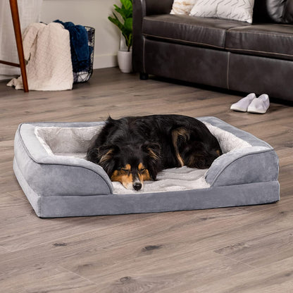 Orthopedic, Cooling Gel, and Memory Foam Pet Beds for Small, Medium, and Large Dogs and Cats - Luxe Perfect Comfort Sofa Dog Bed, Performance Linen Sofa Dog Bed, and More